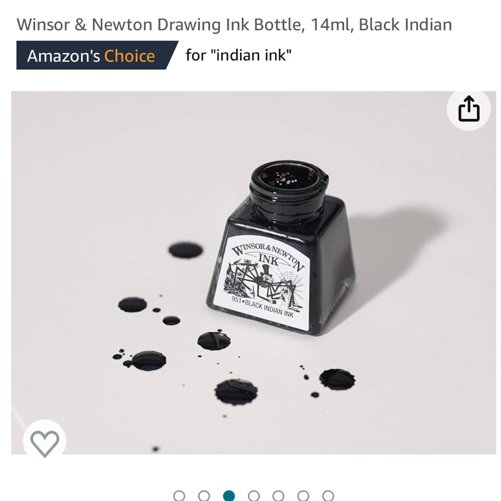 Windsor and newton ink